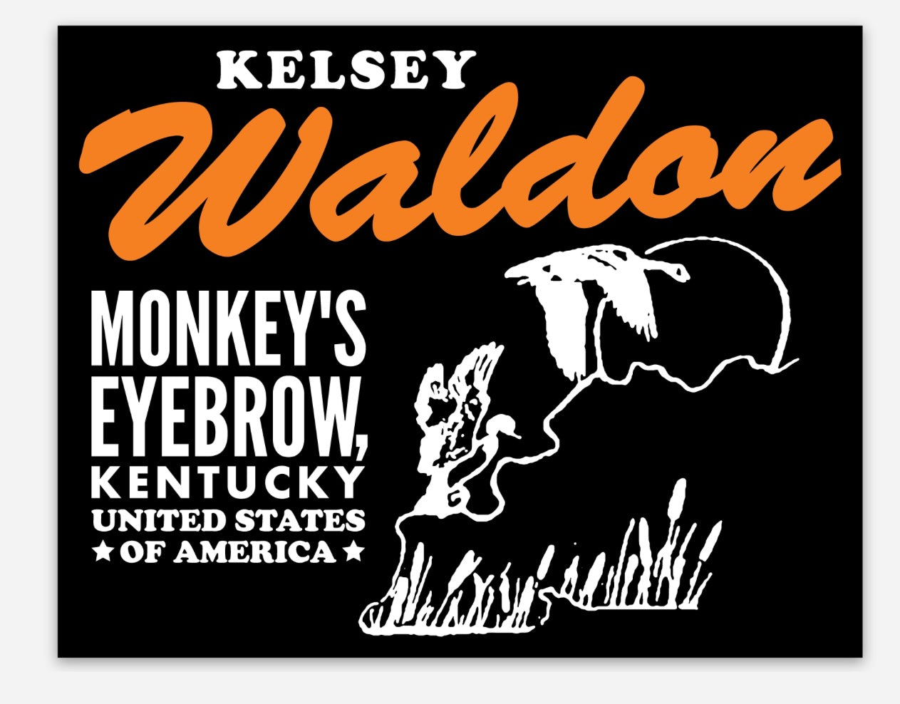 "Monkey's Eyebrow" Stickers