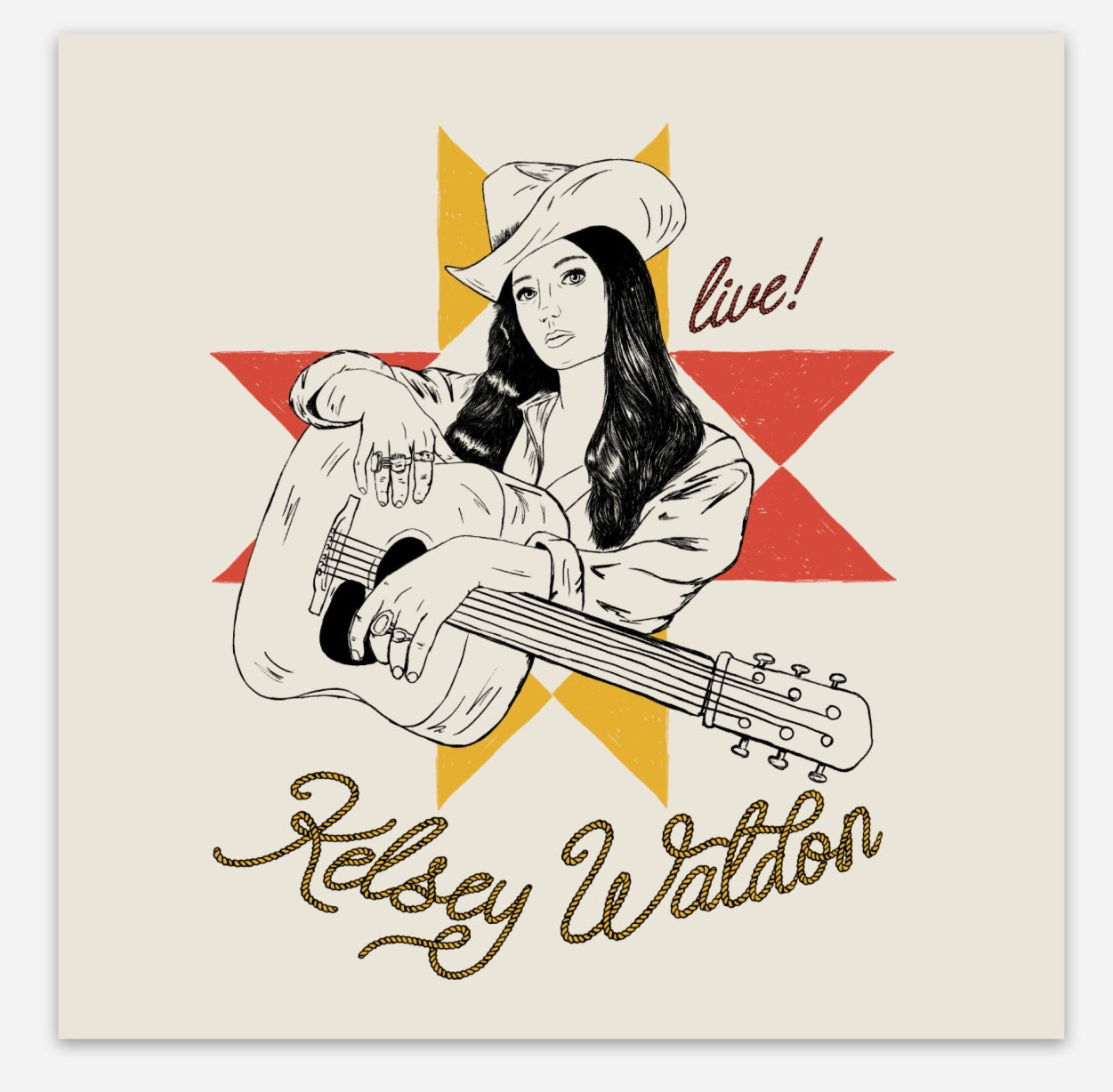 "Kelsey Waldon Live" Stickers