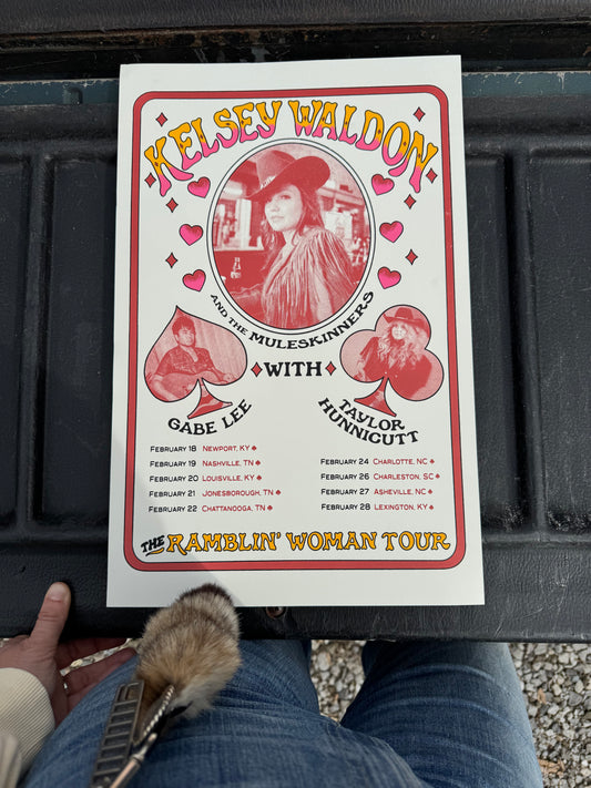 "Ramblin' Woman" Tour Poster SIGNED