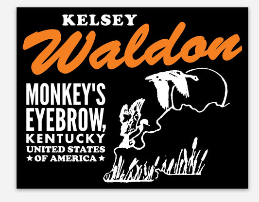 "Monkey's Eyebrow" Stickers