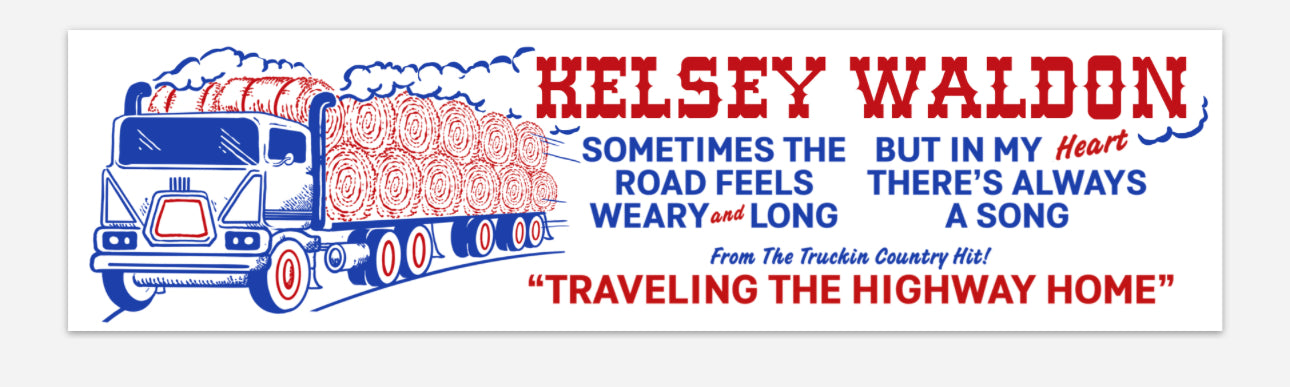 "Traveling the Highway Home" Stickers