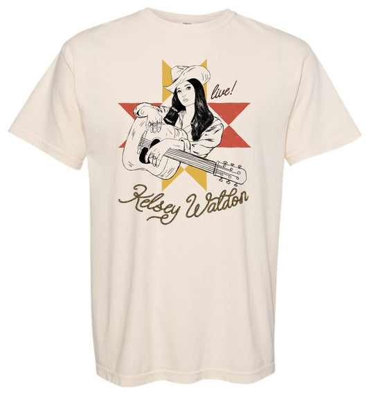 Ivory Quilt Design Tee